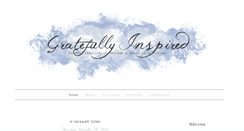 Desktop Screenshot of gratefullyinspired.com